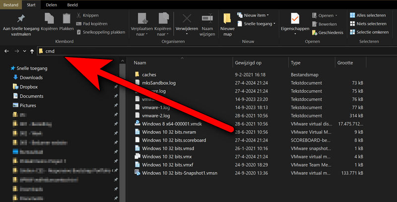 Opdrachtprompt%20rechtsreeks%20openen%20in%20Windows%20verkenner%202 Opdrachtprompt rechtstreeks openen in Windows verkenner