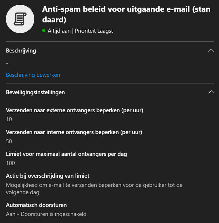 anti-spam%20beleid%20Microsoft%20365%201 Remote server returned '550 5.1.8 Access denied, bad outbound sender AS(42004)