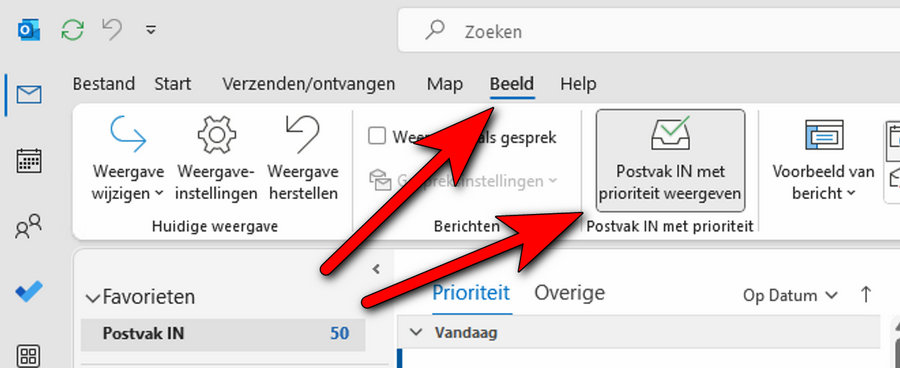 postvak%20in%20weergave%20prioriteit%20overige%20uitschakelen%20in%20outlook Postvak IN met Prioriteit en Overige uitschakelen in de klassieke Versie van Outlook